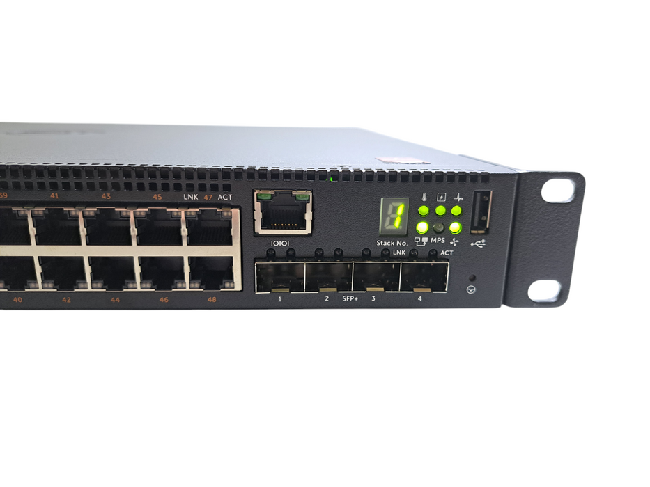 Dell N1548P | 48-Port Gigabit PoE+, 4x 10G SFP+ Managed Switch )