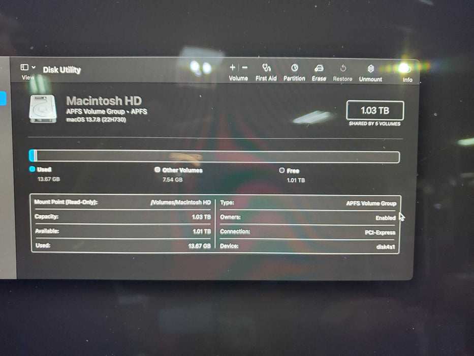 Apple iMac A1419 2017 Core i5-7500 3.4GHz 8GB RAM 1TB HDD Retina 5K 27"