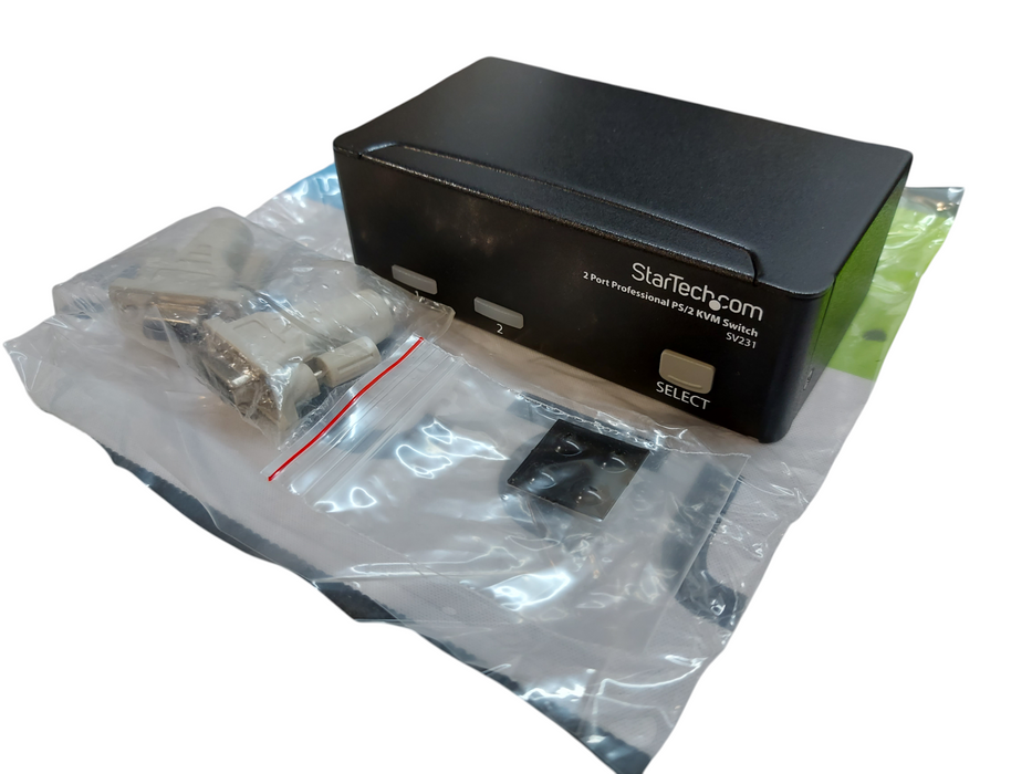 LOT 3x StarTech.com (SV231) 2-Ports External KVM Switch PS/2 Q
