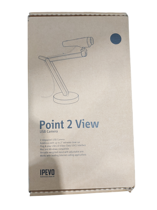 IPEVO Point 2 View USB Web Camera CDVU-03IP for Document and Demonstration