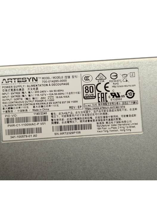 Cisco C9300-48UXM-E V02 48-Port 2.5G UPOE Networking Switch -