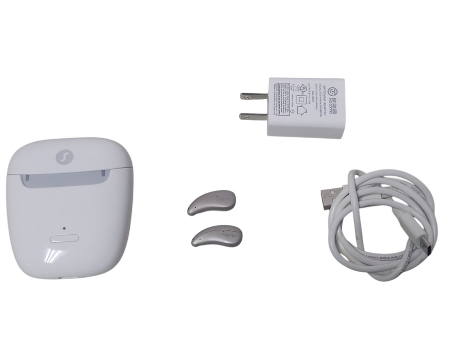 Signia pure C&G Hearing Aids with charging case, No Receiver Q_