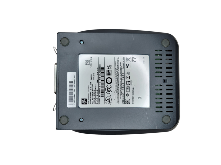 ZEBRA GK420d Thermal Label Printer (TESTED) 17,100" Printed %