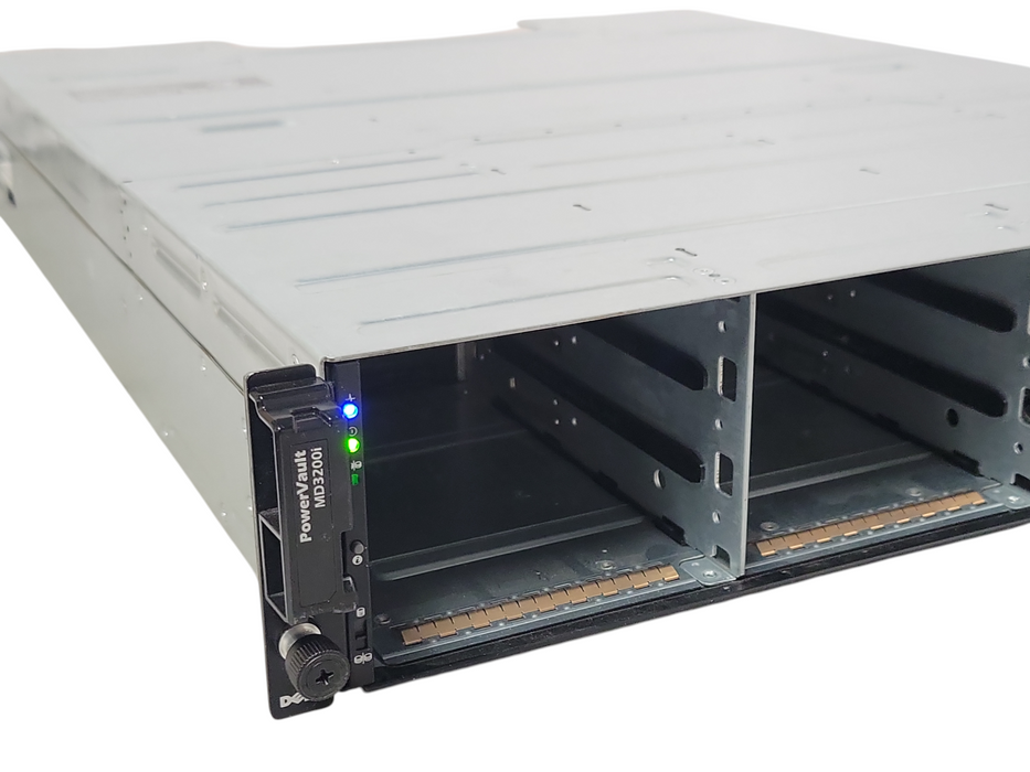 Dell MD3200i 12x 3.5" Bay drive Array, 2x MD32 Series controllers, 2x PSU _