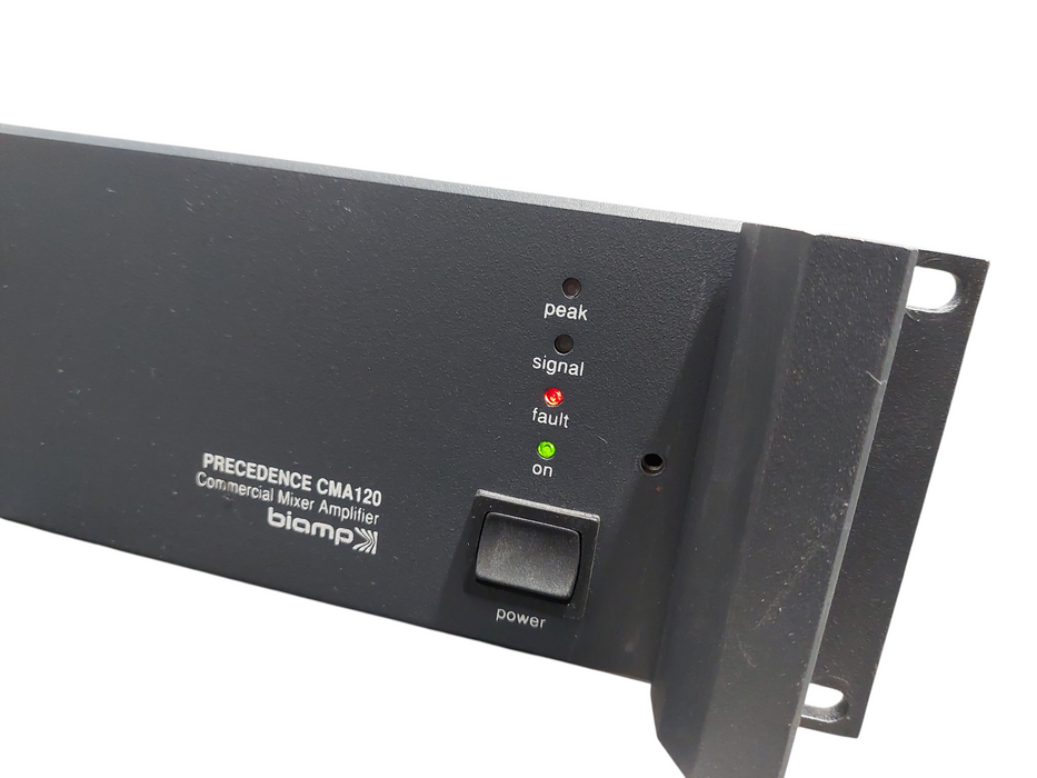 Biamp Systems Precedence CMA120 Commrcial Mixer Amplifier Rack Mountable =