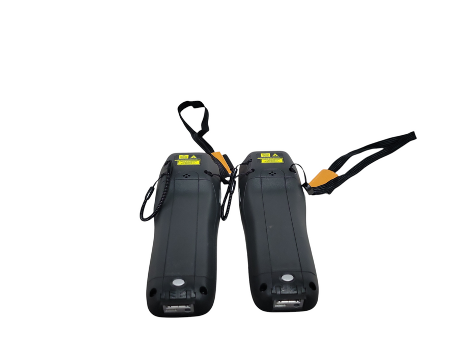 Lot of 2x Datalogic Memor X3 Barcode Scanners w/ 1x Single Slot Dock, READ _