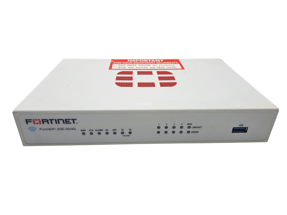 Fortinet FortiWifi 30E-3G4G Network Security Appliance | FWF-30E-3G4G-NAM !