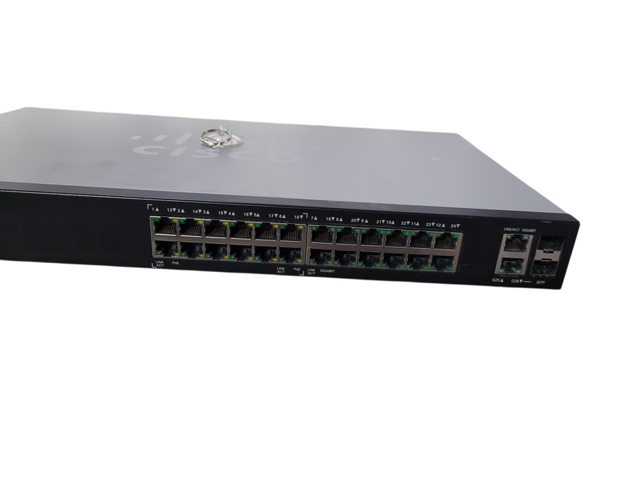 Cisco SG200-26P | 26-Port Gigabit PoE Smart Switch
