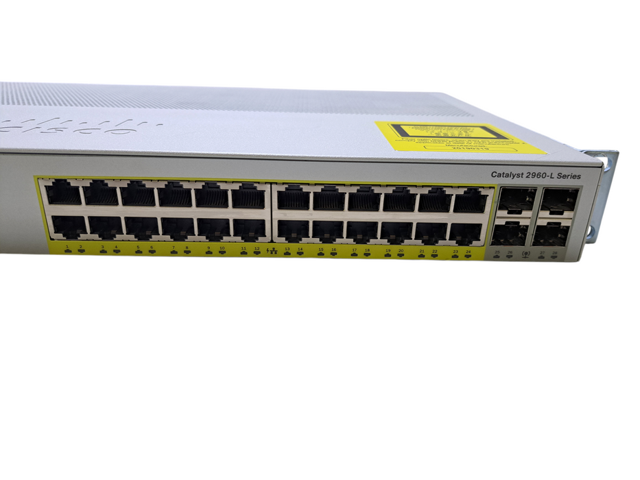 Cisco WS-C2960L-24PS-LL V01 | 24-Port Gigabit PoE+ Silent Switch 4x SFP