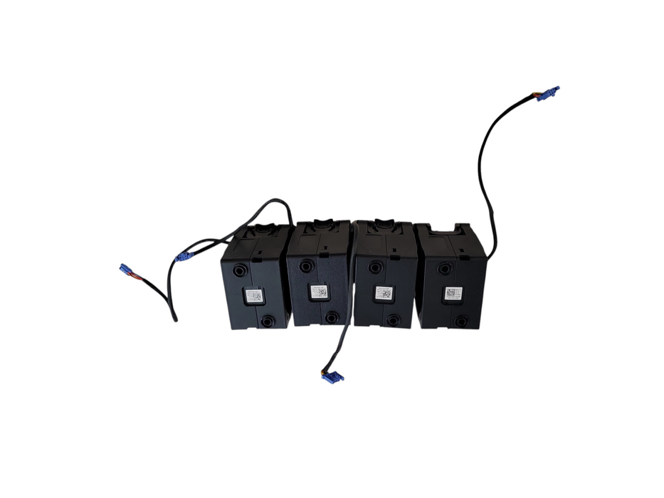 Lot of 4x - Dell R540 R540xd 2nd CPU Cooling Fan H3H8Y  %