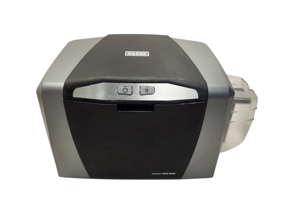 HID FARGO DTC1000 X001800-1 Thermal Transfer Color ID Card Printer $