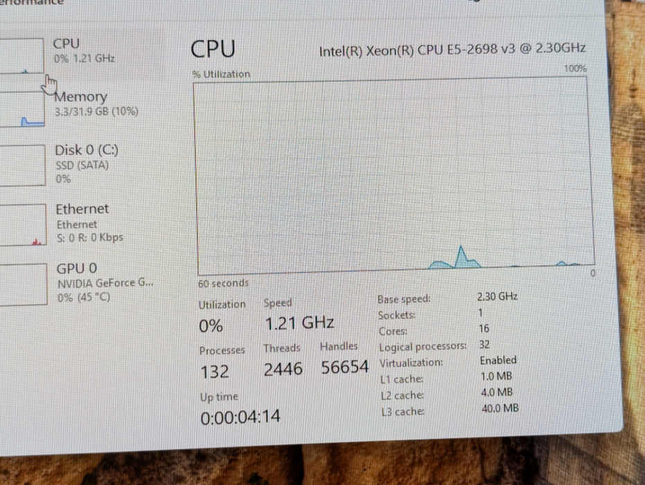 Custom PC ASUS X99-A Intel Xeon E5-2680 v3 32GB RAM 500GB SSD GTX 1060 -