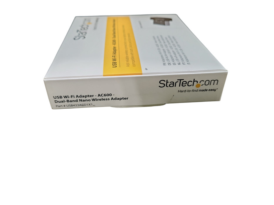 StarTech USB Wi-Fi Adapter -AC600 -Dual Band Nano 2.4GHz/5GHz -USB433ACD1X1 Q