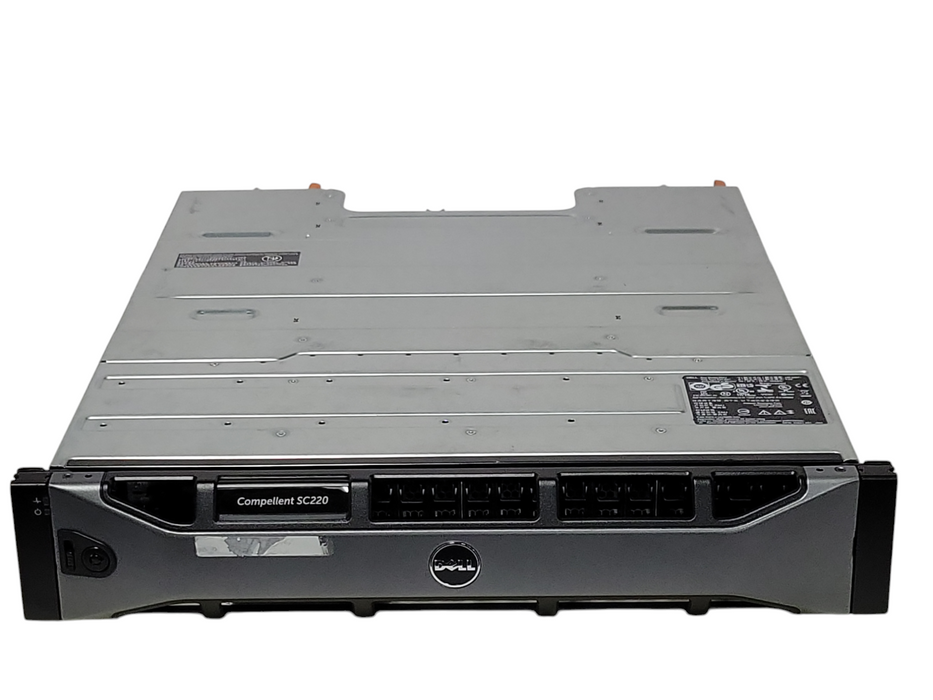 Dell Compellent SC220 HDD Storage array 24x 2.5" bays, 2x controller, 2x PSU _