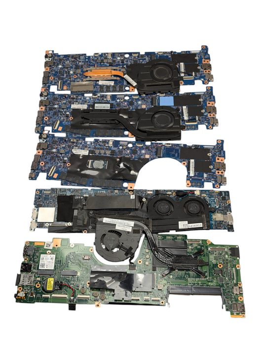 Lot of 5x Laptop Motherboards for Spares and Parts  -