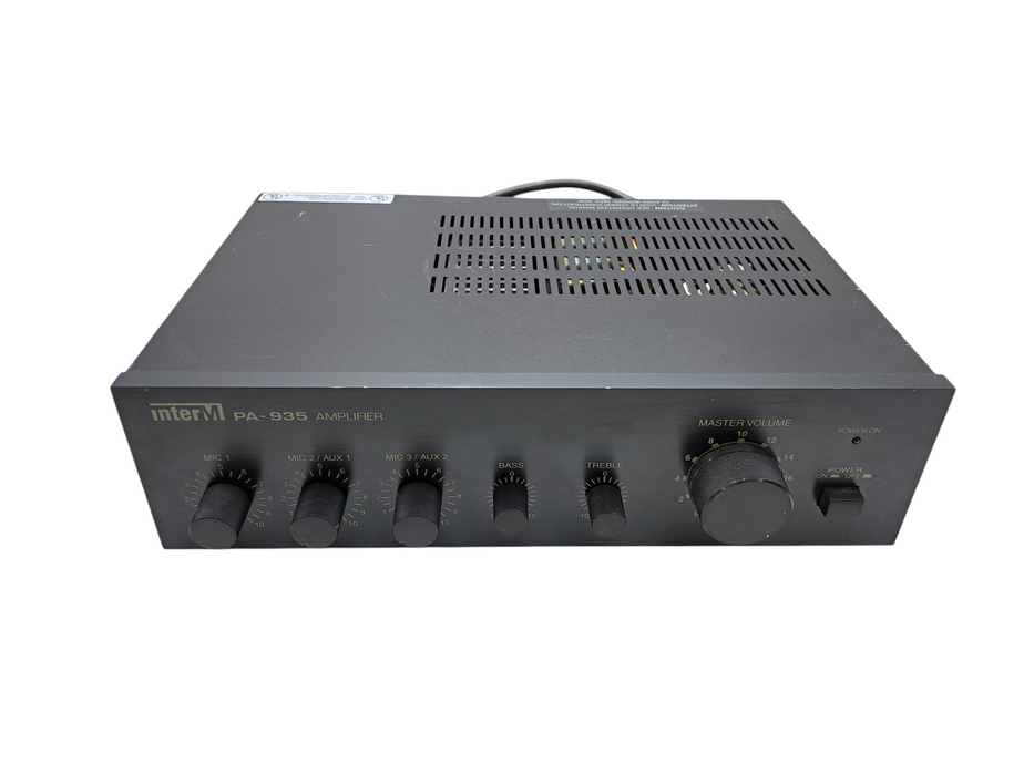 Inter M PA-935 Amplifier 35W Compact Mixer/Amp *READ* )