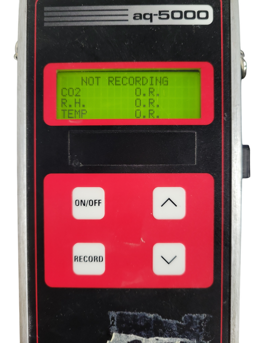 QUEST TECHNOLOGIES AQ5000 Test Meter Air Quality Monitor w/Probe !