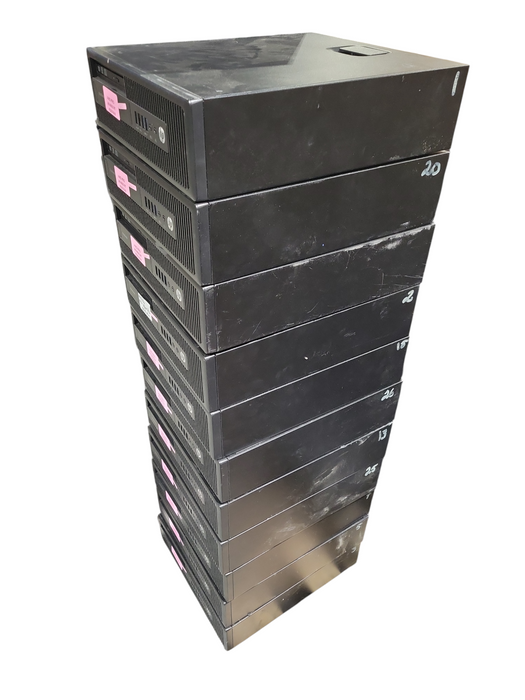 Lot of 11xTested HP EliteDesk 705 G3 SFF Desktops (AMD-14)