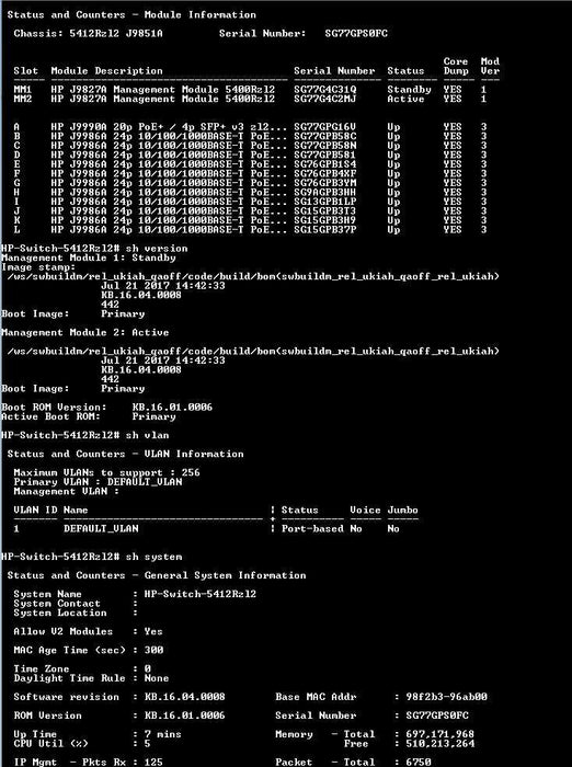 HPE Aruba 5412R zl2 J9851A 1000BASE-T PoE+ w/ 11x J9986A, 1x J9990A, 4x PSU _