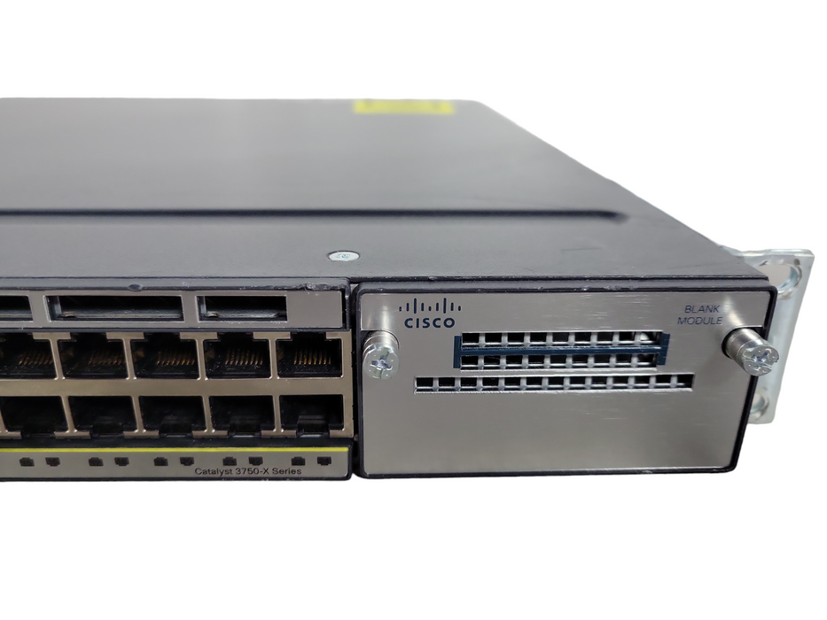 Cisco WS-C3750X-24T-S 24-Port Gigabit Switch, 1x 715WAC !