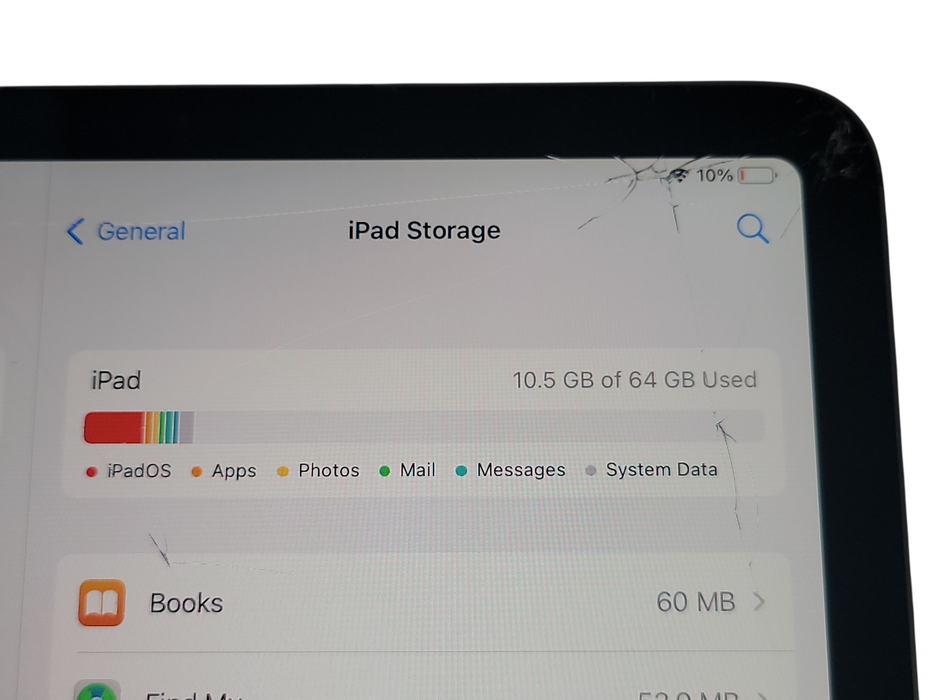 Apple iPad Air 4th Gen - 64GB - Space Gray [A2324 | Read]