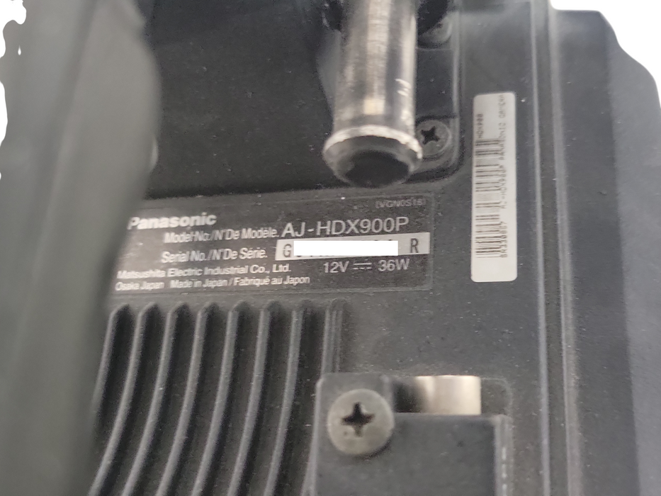 Panasonic AJ-HDX900P EX DVCPRO HD Camcorder w/ AJ-HVF21G, READ _