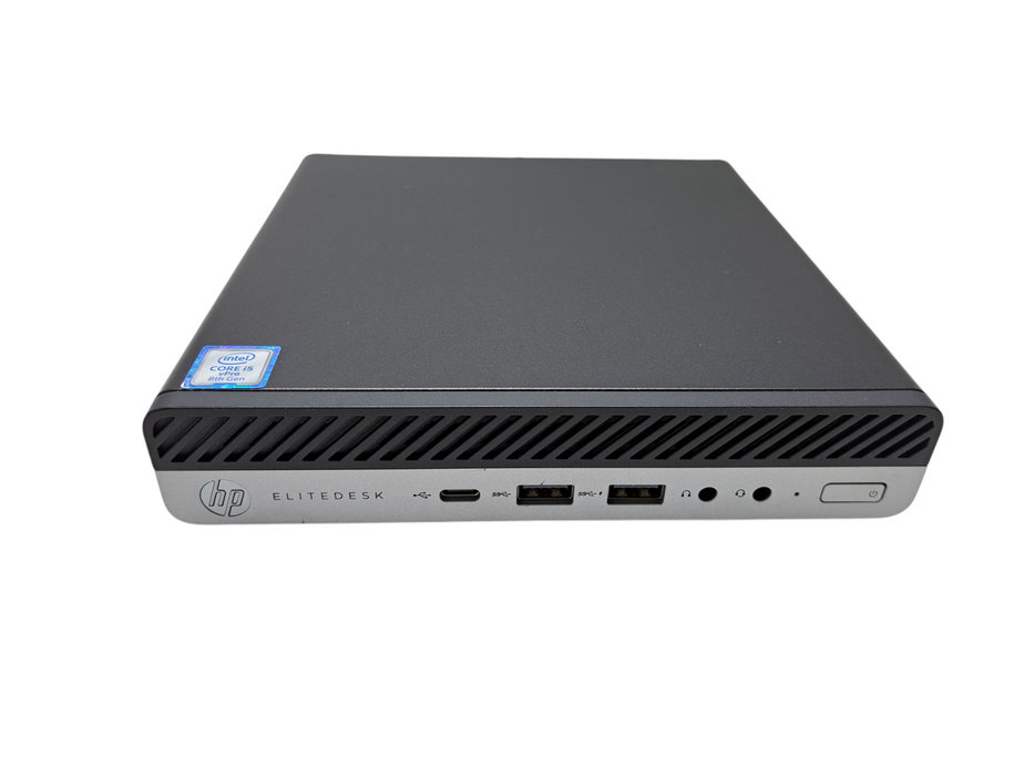 HP EliteDesk 800 G4 DM | Intel Core i5-8500T, 16GB DDR4, 256GB NVMe, Wi-Fi )