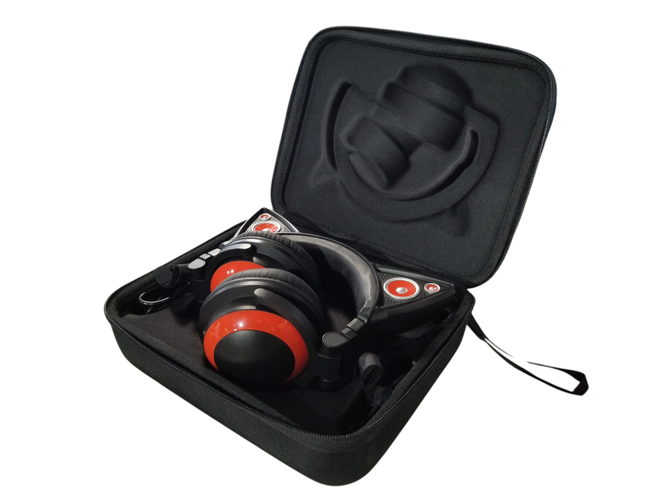 Brookstone wired Cat Ear Headphones w/ LED Lights and Case.