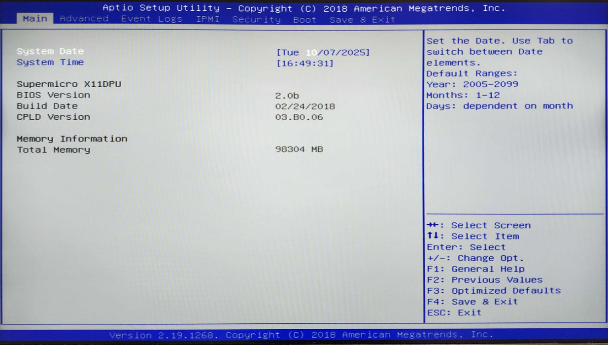 Supermicro X11DPU, 2x Xeon Gold 5118, 96GB DDR4, NO HDD, 750W PSU