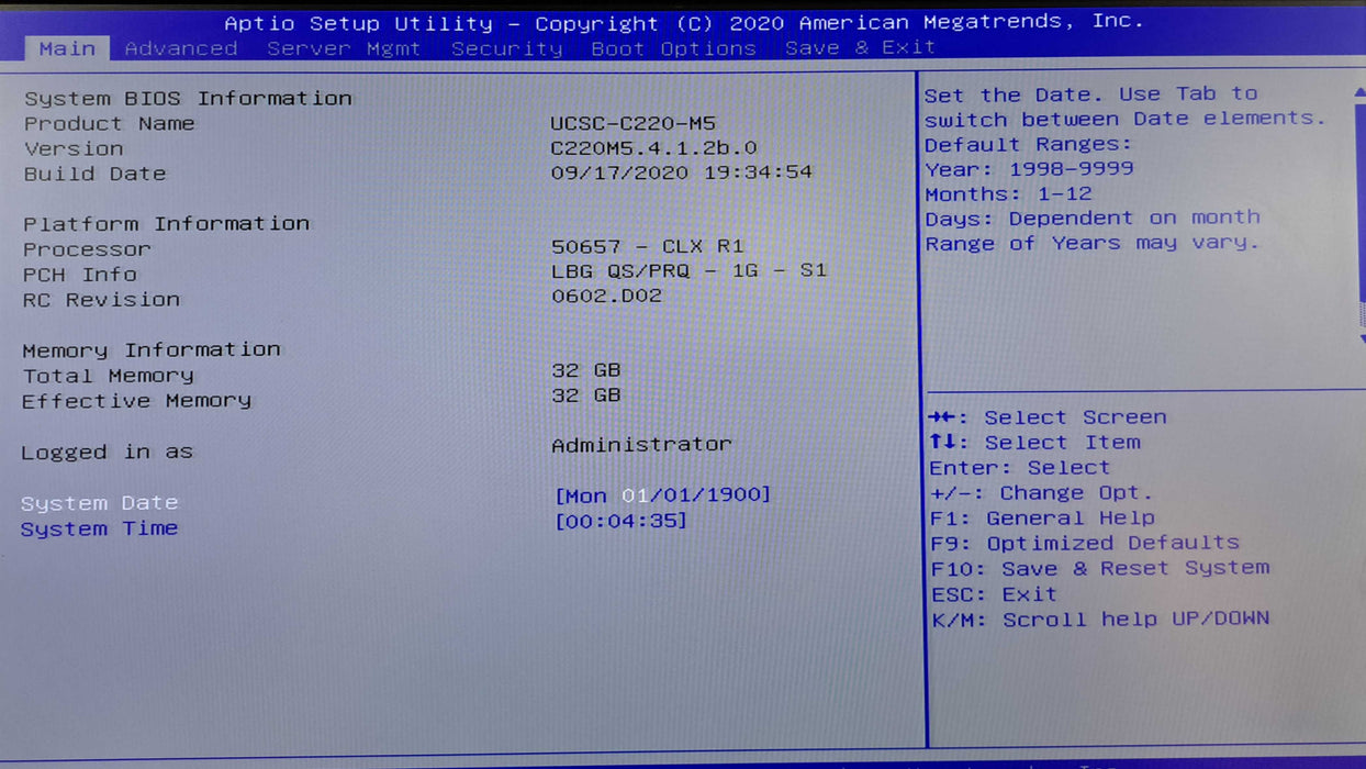 Cisco UCS C220 M5 1U | Xeon Bronze 3204 @1.90GHz, 32GB DDR4, Avago 12G RAID