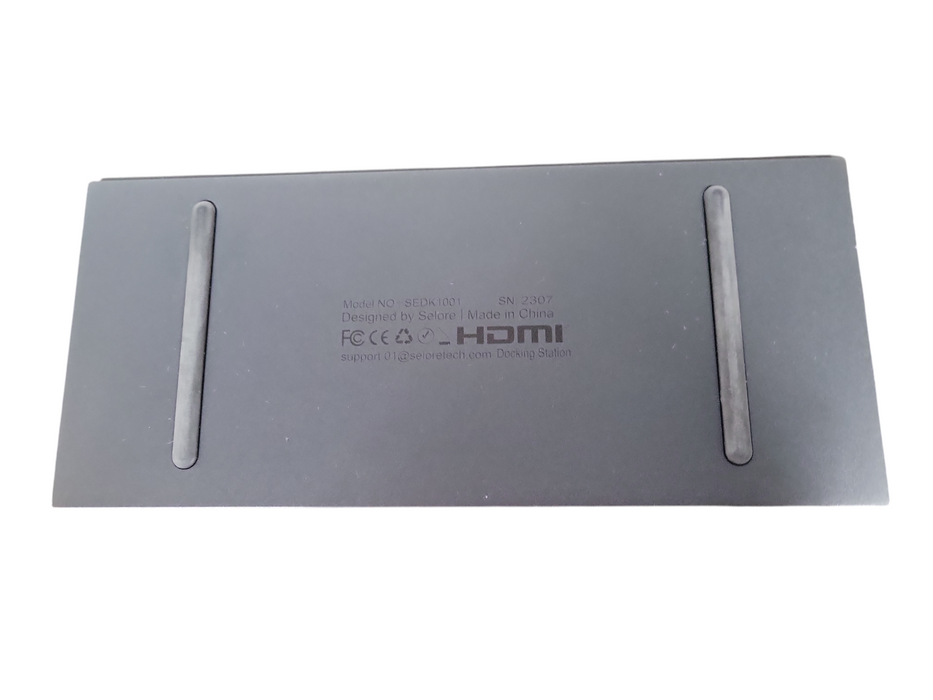 Selore & S-Global Dock Hub SEDK1001 15-IN-1 Docking Station Dual Monitor HD !