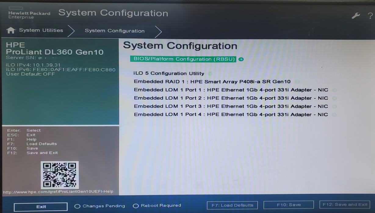 HP ProLiant DL360 - Xeon Silver 4210, 8GB DDR4, P408i-a SR - No HDD Q