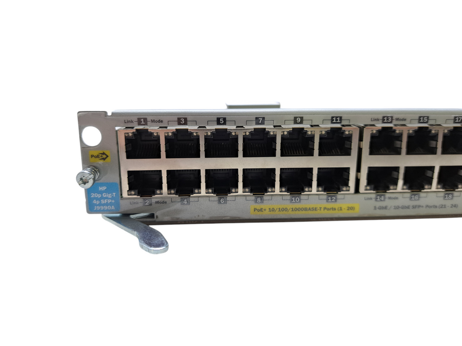 HP J9990A 24-PORT 20P GIG-T 4P SFP+ POE Z12 V3 SWITCH MODULE