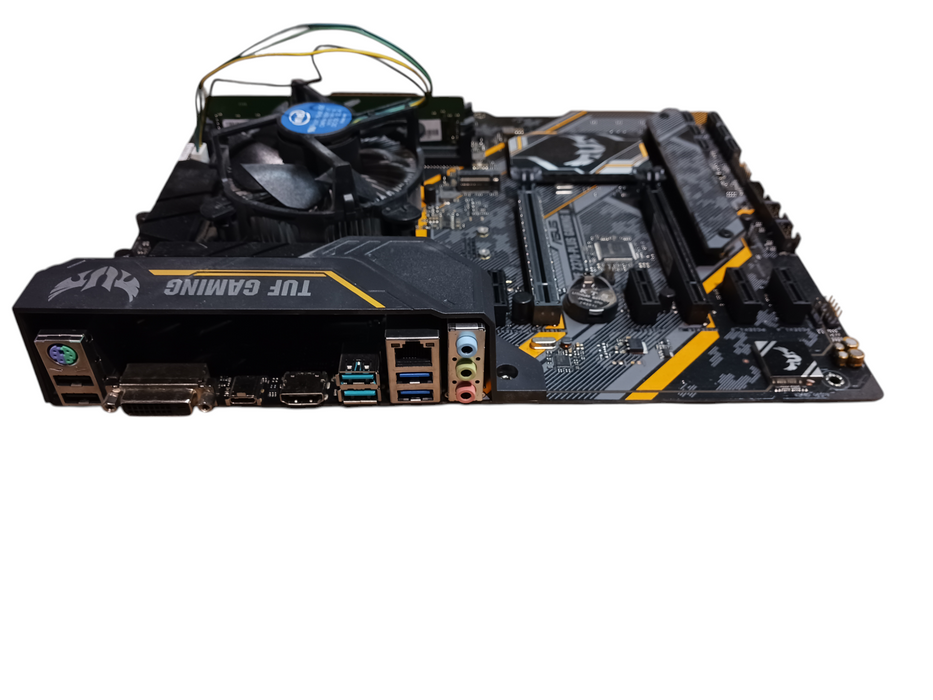 Asus TUF Z370-Plus Gaming Motherboard & Intel i3-9100 CPU 8GB DDR4 READ