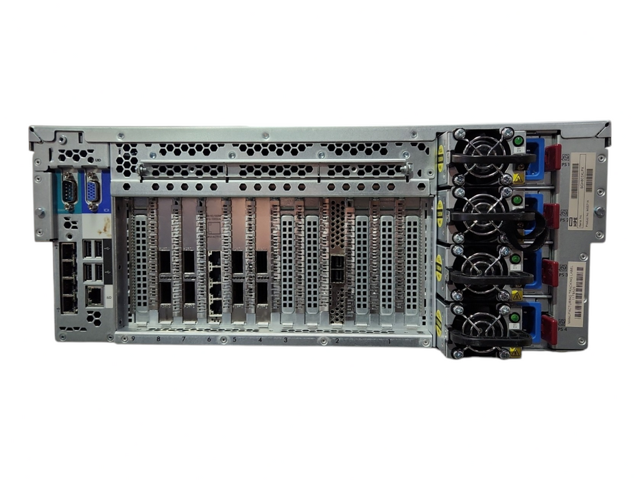 HP ProLiant DL580 Gen9 4U 5x2.5", 4x E7-8880v4, No RAM/HDD, READ