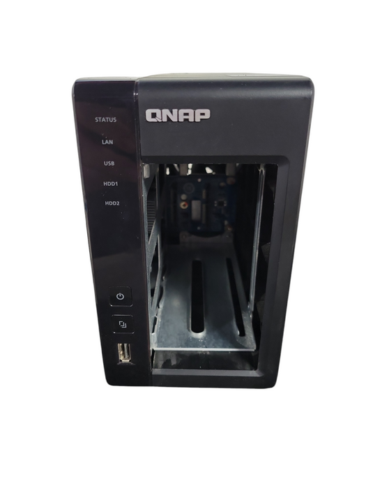 QNAP TS-219P II 2 Bay Diskless NAS Network Attached Storage - No HDDs/Caddies !