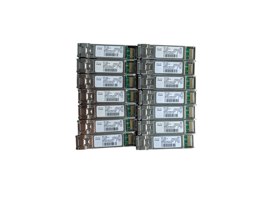 Lot 14x Cisco (FET-10G) Transceiver Module