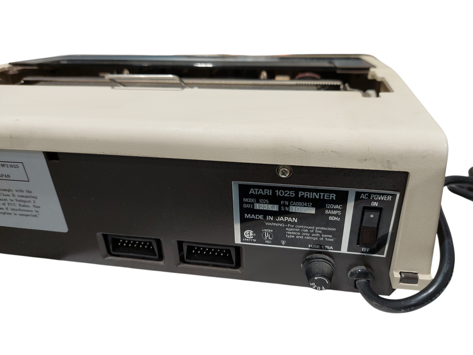 Vintage 1982 Atari Printer 1025 Very Clean  =