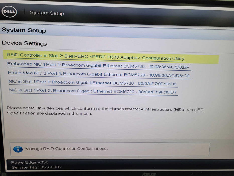 Dell PowerEdge R330 - Xeon E3-1220 v5 32GB DDR4 ECC PERC H330 350W PSU %
