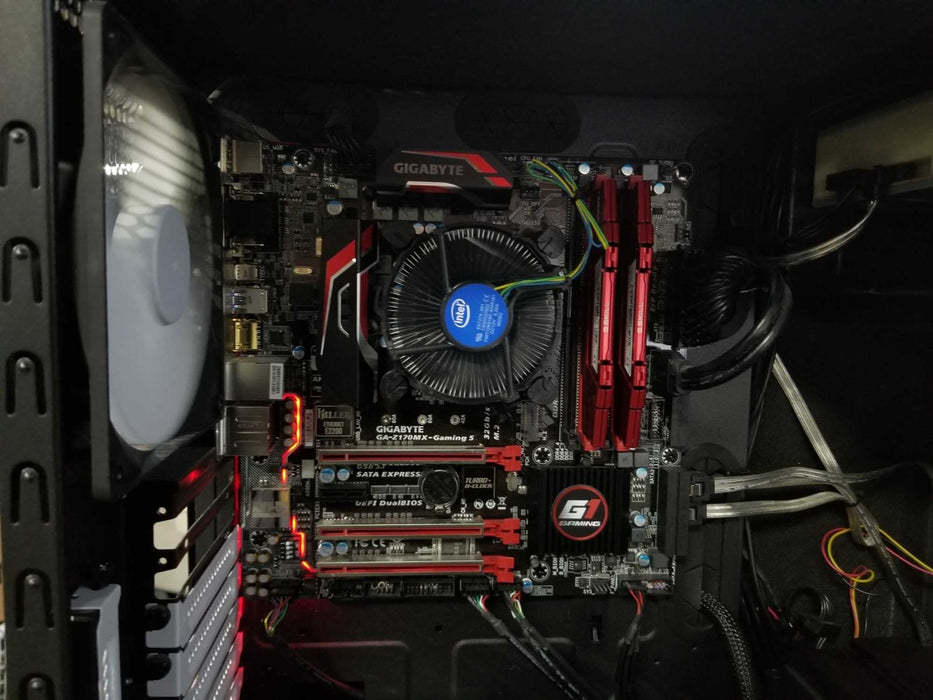 Custom PC Gigabyte Z170MX-Gaming 5, Core i5-6600, 16GB DDR4, NO HDD/GPU