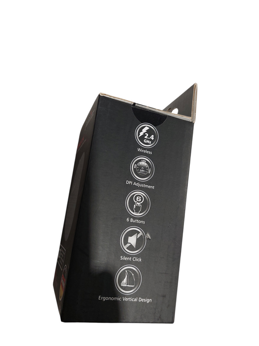 Perixx Perimice-719L Wireless Ergonmic Left Handed Vertical Mouse  =