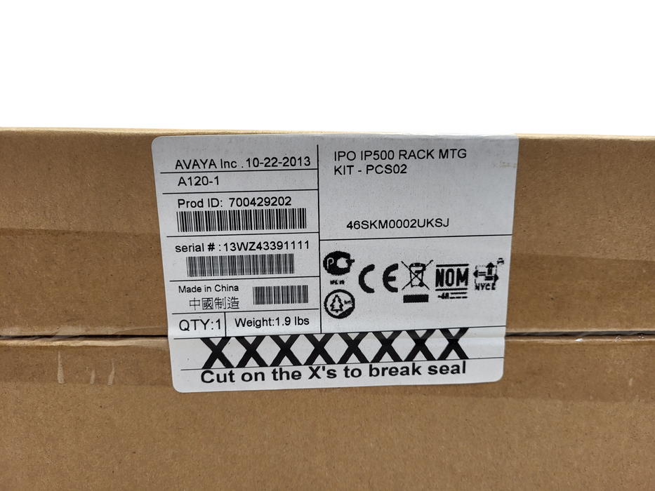 New Avaya IPO IP500 Rack MTG-KIT PCS-02 700429202  Q$