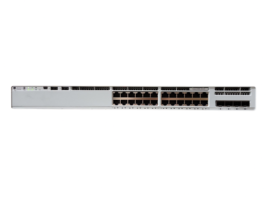 Cisco C9200L-24T-4G-A 24-Port Gigabit 4x1G Managed Network Switch, 1x PSU