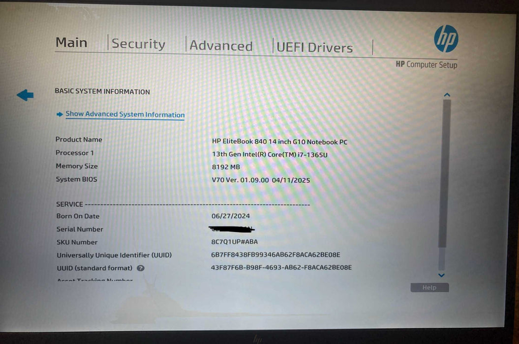 HP EliteBook 840 14 G10 i7-1365U Cracked Screen For Parts Or Repair READ!  Lap200