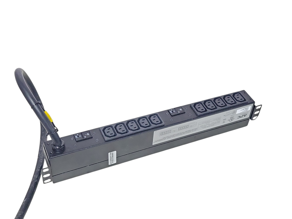 APC AP9571A Basic 1U Rack PDU Power Distribution 208-210V 10-Outlets Rackmoun Q_