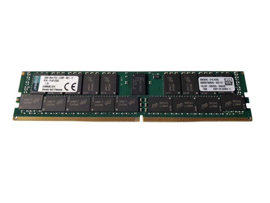 KINGSTON 32GB PC4-17000 DDR4-2133 ECC RDIMM Server RAM, HPE Q