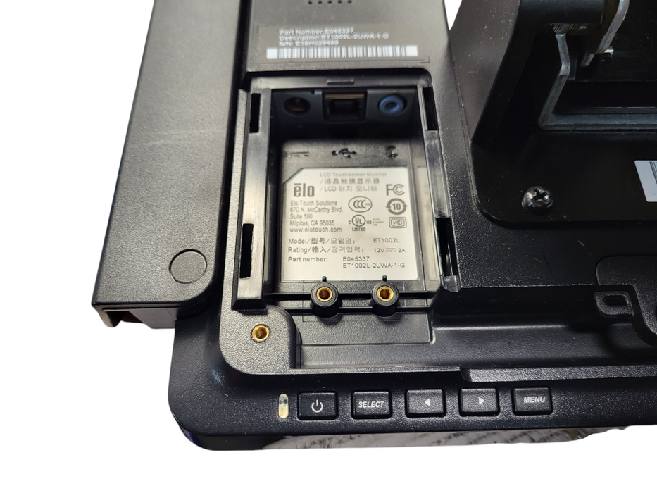 Elo 10" Touchscreen LCD Monitor - ET1002L-2UWC-1-G (Customer Display) w Stand $