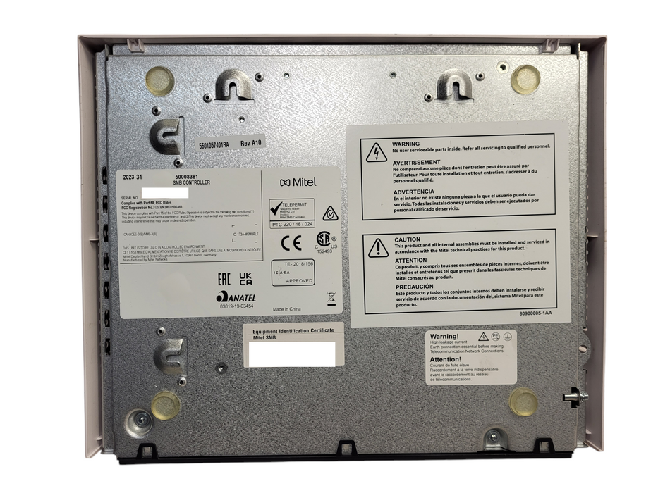 50008381 Mitel SMB Controller 8/38G No AC READ  $
