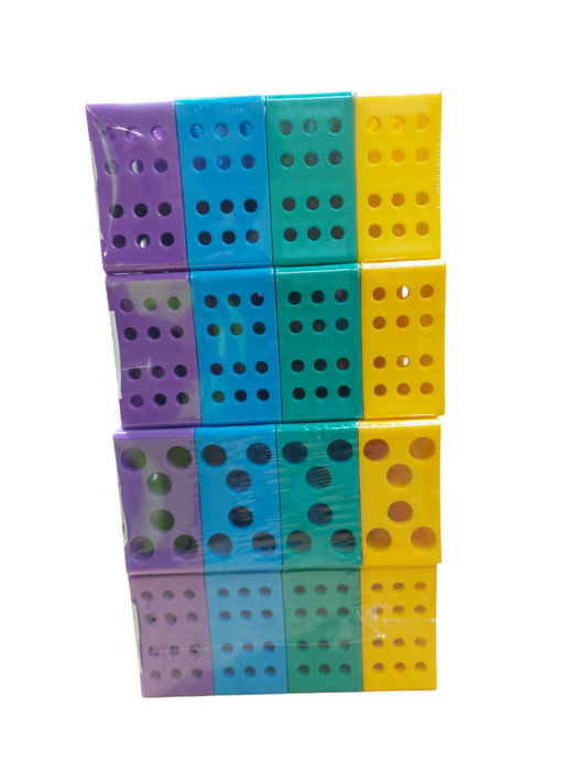 Lot 13x - Heathrow Scientific™ Rota-Rack™ Rotating 4-Way Tube Rack