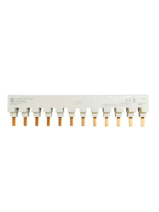 Lot 6x ALLEN BRADLEY 1489-AMCL112 SER D, 12 PIN, 1-POLE BUSBAR 16 MM